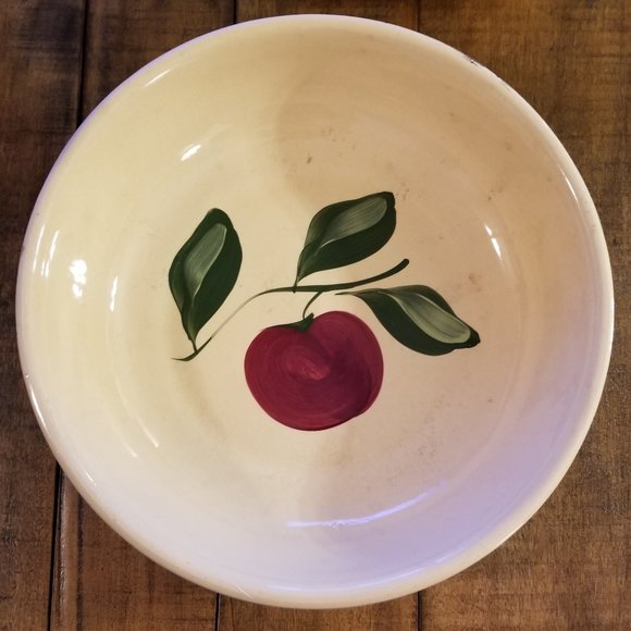 Vintage Watt Pottery Apple #39 Spaghetti Bowl - Picture 2 of 6